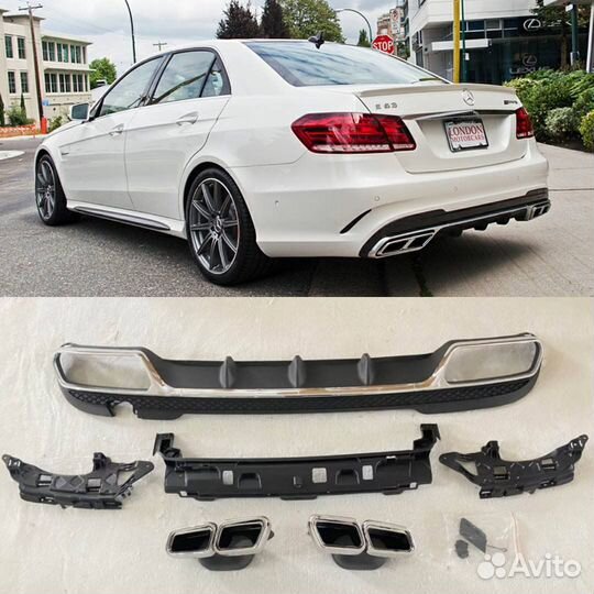 Диффузор на Mercedes-Benz W212 E63