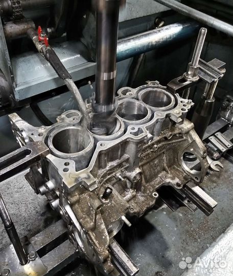 Расточка, шлифовка, опрессовка деталей двигателя