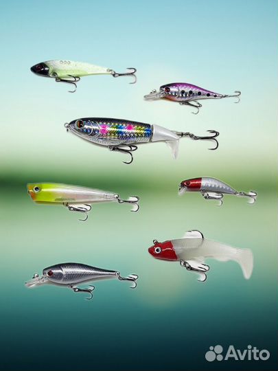 Воблеры и блесна 7 шт №3
