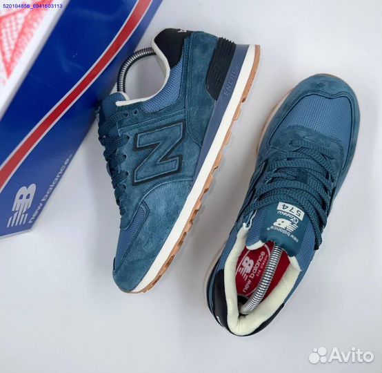 Кроссовки New Balance 574 Blue (Арт.48949)