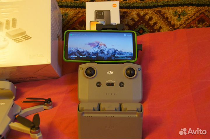 DJI mini 2 FCC Fly more combo + защита + Redmi 10C