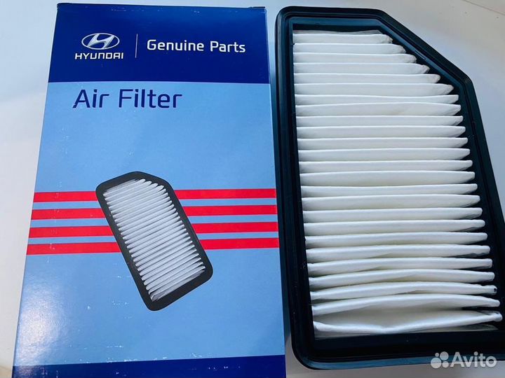 Воздушный фильтр kia rio, solaris