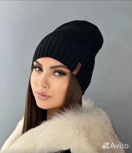 Шапка женская вязаная