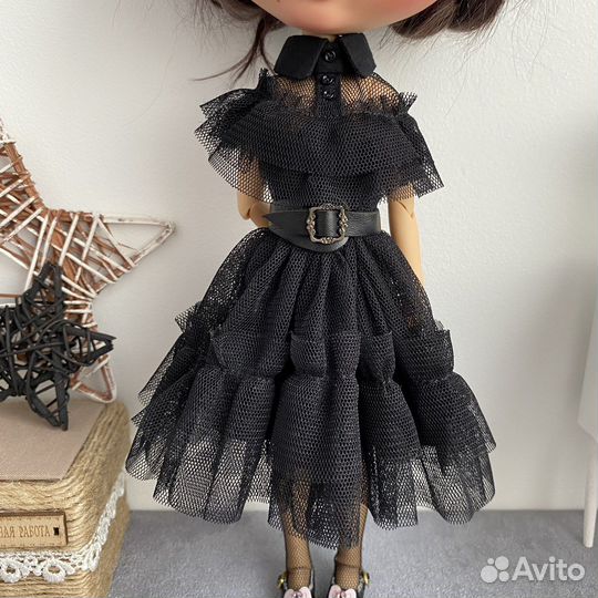 Платье Уэнсдэй Аддамс для блайз