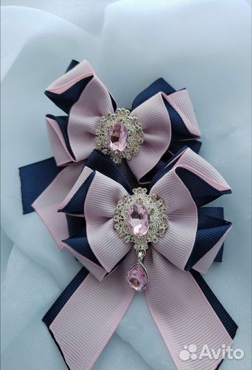 Школьные бантики ручной работы