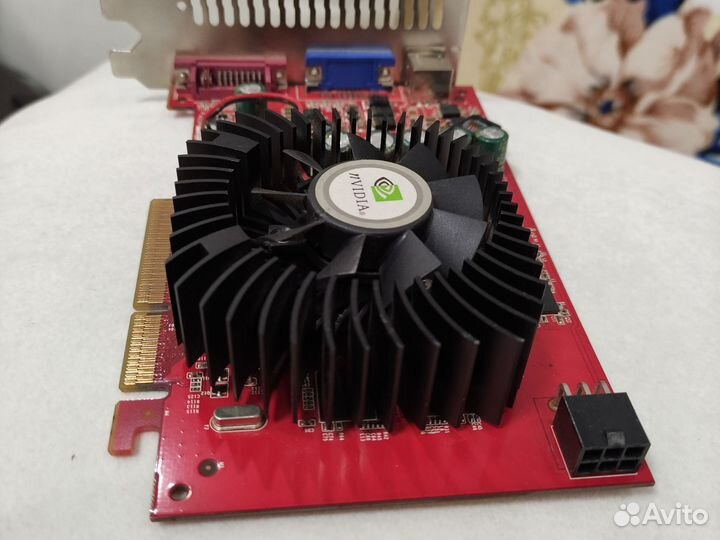 Видеокарта AGP 7600GT 256 Mb DDR3