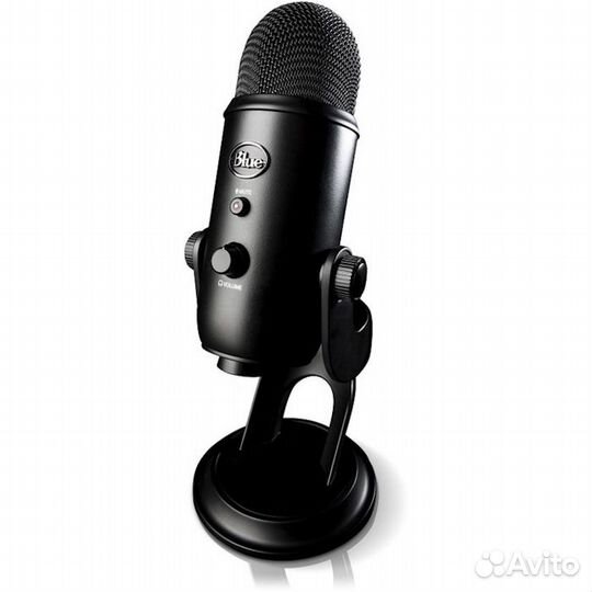 USB-Микрофон Logitech Blue Yeti, черный (988-0002