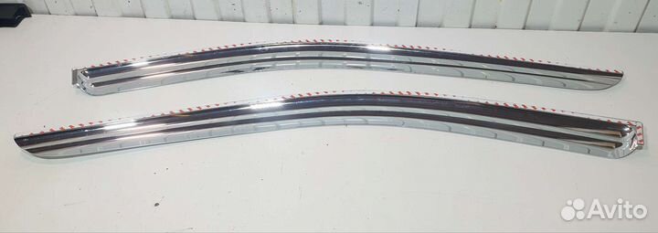 Дефлекторы окон Hyundai Grand Starex. Хром