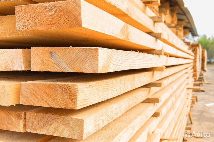 Доска от производителя, сосна 25х100х6000мм