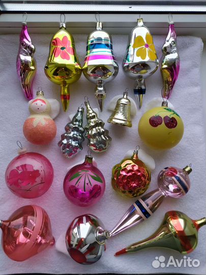 Ёлочные игрушки СССР