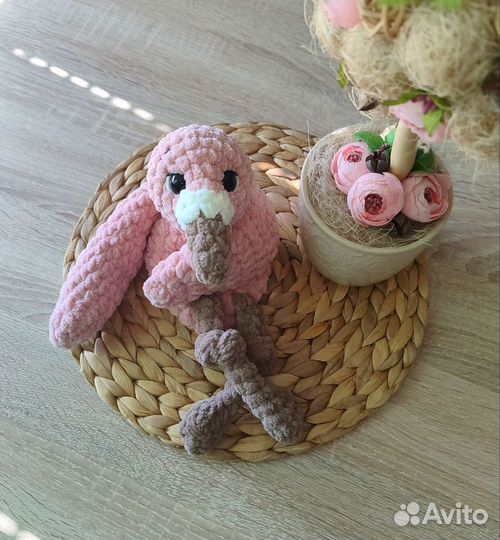Комфортер фламинго плюшевый (игрушка для сна)