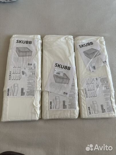 Коробка для хранения Скубб икеа Skubb оригинал