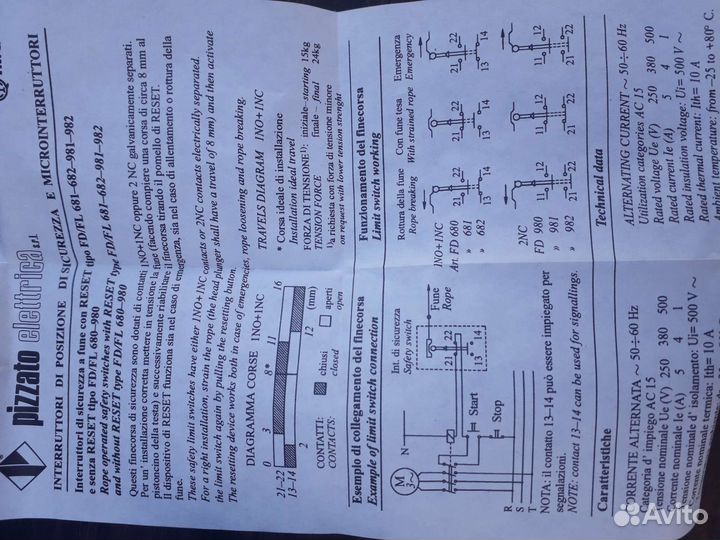 Выключатель концевой