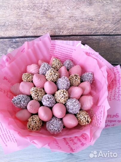 Клубничный букет с доставкой