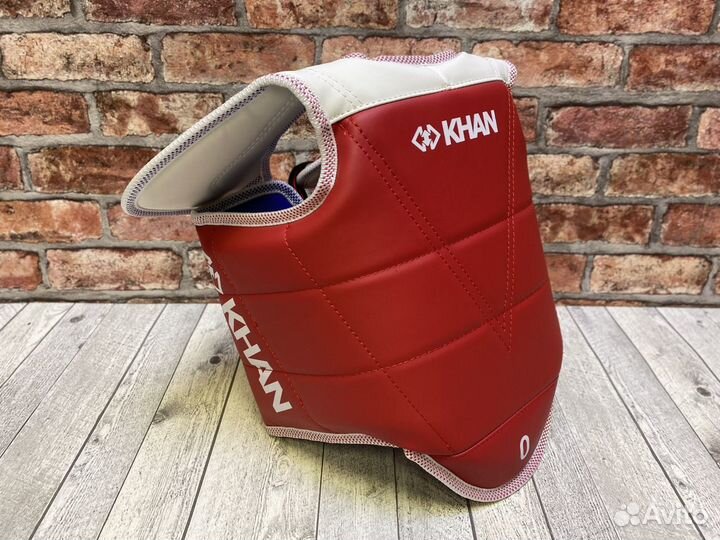 Защита торса (жилет) Khan WTF Club красный/синий