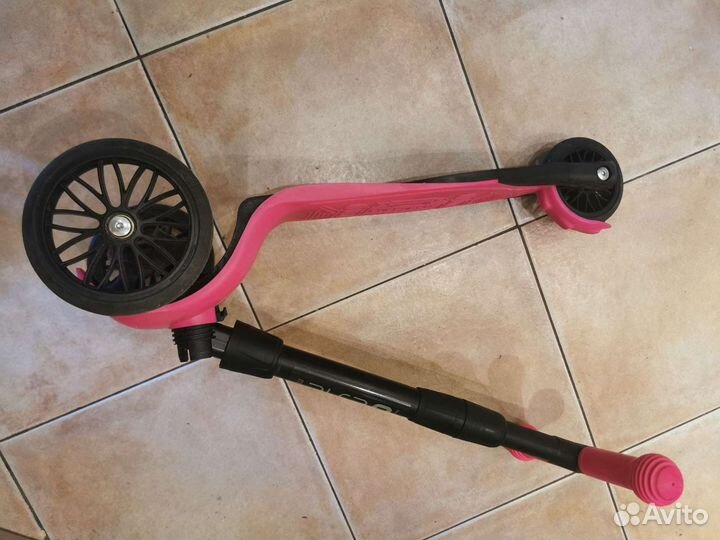 Самокат трехколесный Buggy boom alfa model розовый