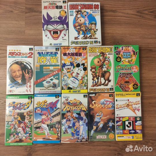 Super famicom игры в коробках, коллекционерам
