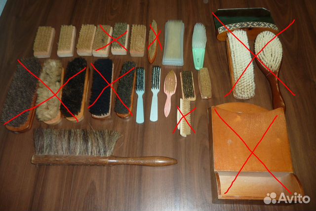 Щётки СССР для одежды, обуви, массажные для волос