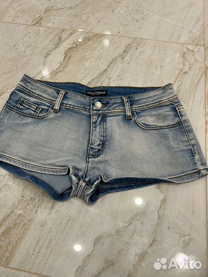 Шорты джинсовые dolce gabbana женские