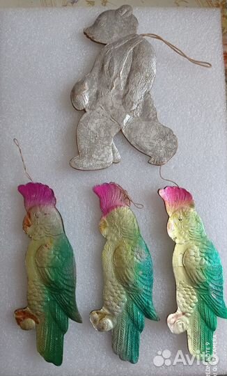 Елочные игрушки СССР - картонаж