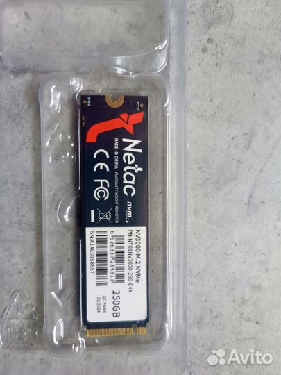 Netac 250 гб Внутренний SSD-диск NV3000