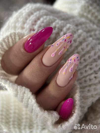 Маникюр с покрытием гель лак