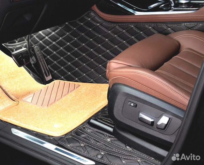 3D Коврики Range Rover Салон Багажник из Экокожи