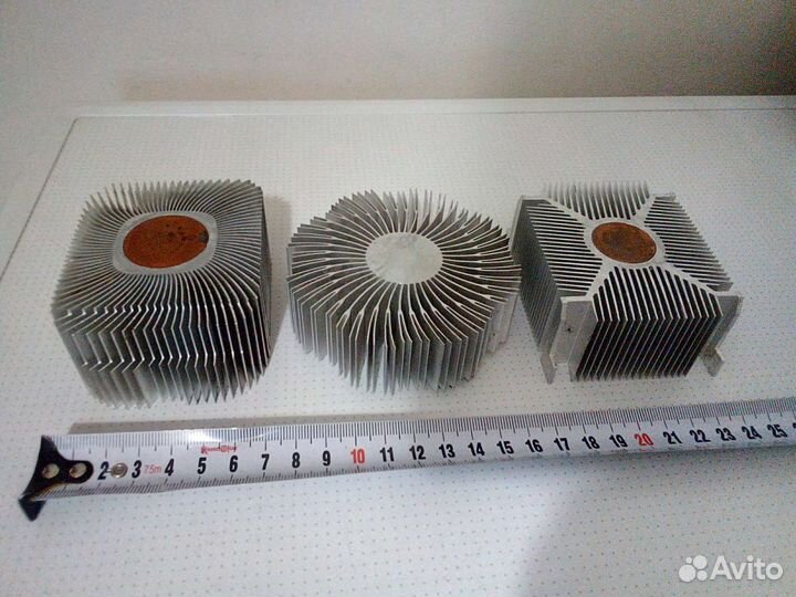 Радиаторы охлаждения алюмин. с медными вставками