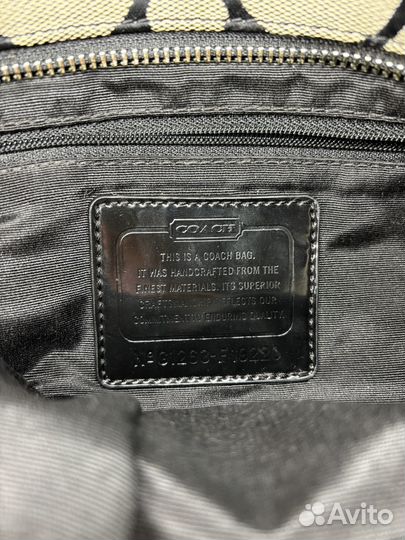 Винтажная сумка coach оригинал