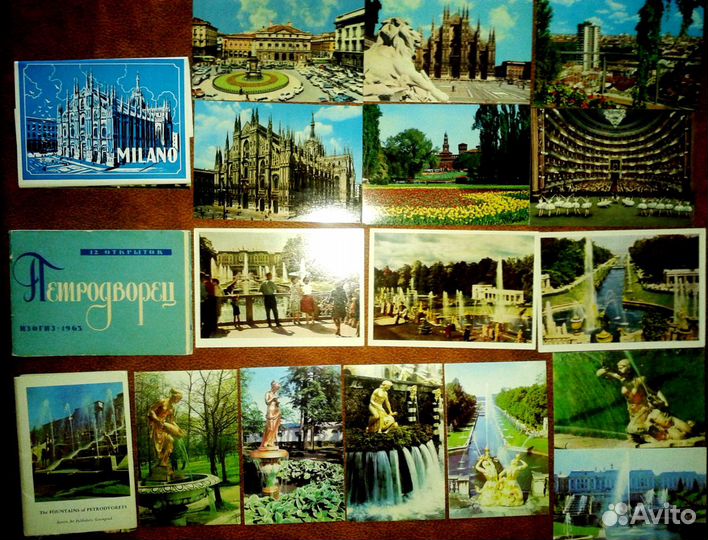 Наборы открыток, почтовые карточки СССР