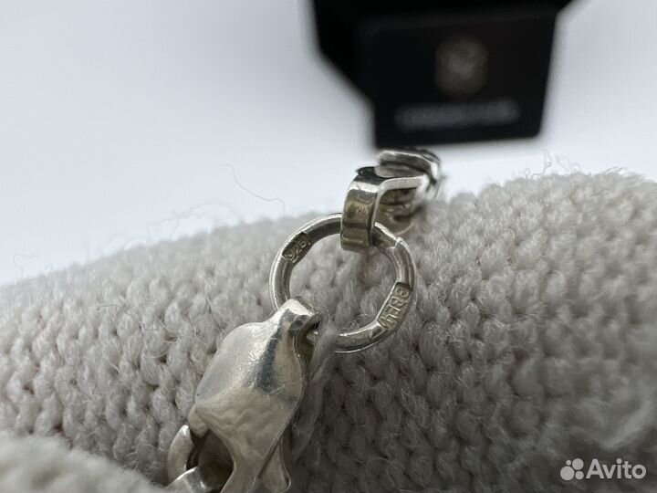 Серебряная цепь лисий хвост