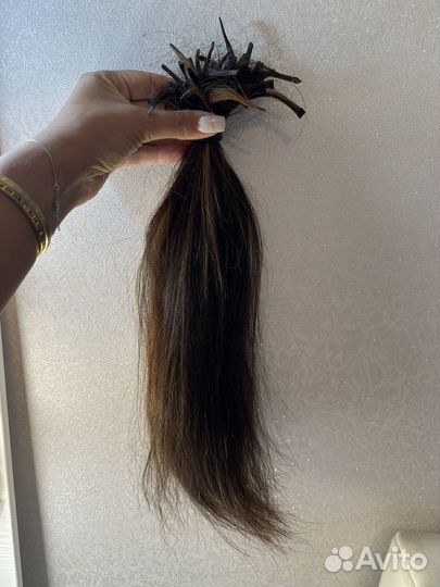 Волосы для наращивания бу славянка натуральные