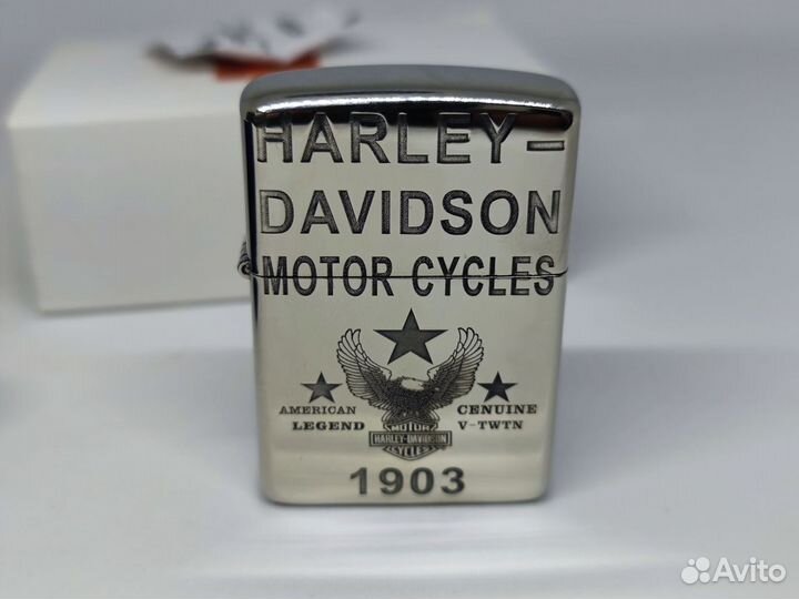 Зажигалка zippo armor Harley Davidson melchior