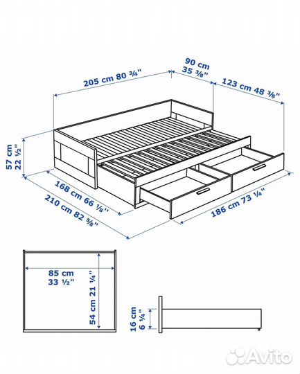 Кровать-кушетка 