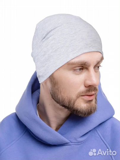 Шапка бини тонкая весенняя мужская
