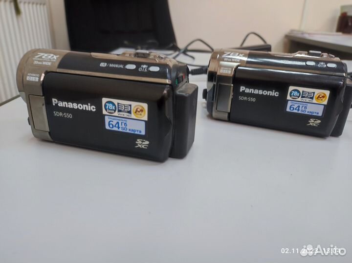 Цифровая видеокамера panasonic sdr-550