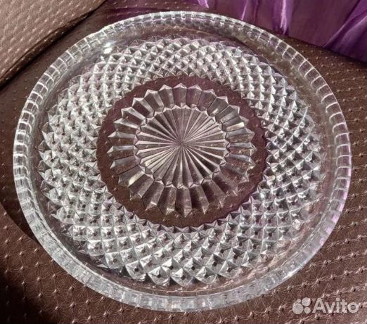 Блюдо. Хрусталь СССР
