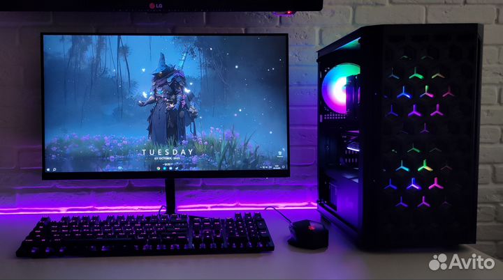 Игровой пк i7/gtx1660super/ssd m2 512гб/16гб ddr4