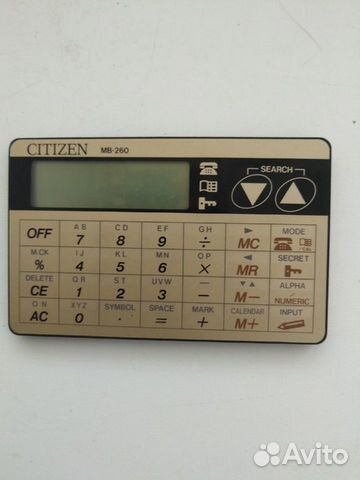 Citizen электронный органайзер
