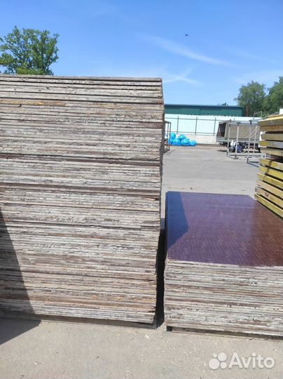 Фанера ламинированная бу