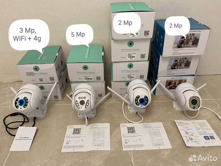 Видеокамера поворотная Wi-Fi, 4 g уличная