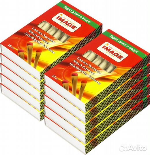Спички Охотничьи 90 мм 20 шт Image