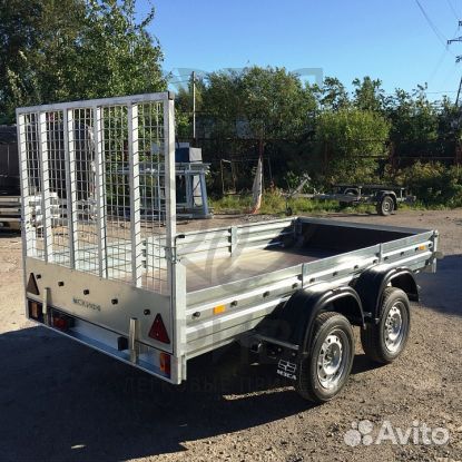 Прицеп с крышкой 817733.022 Н1500мм двухосный