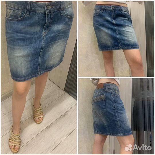Юбка джинсовая в стиле 2000х