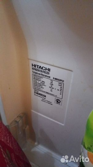 Холодильник-морозильник hitachi r-wb552pu2