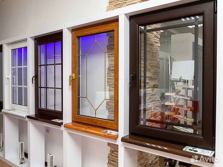 Ремонт окон, стеклопакет ударопрочный RAL9444