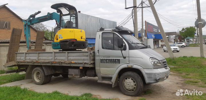 Услуги миниэкскаватора