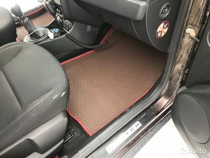 Ева коврики eva с бортами в автомобиль