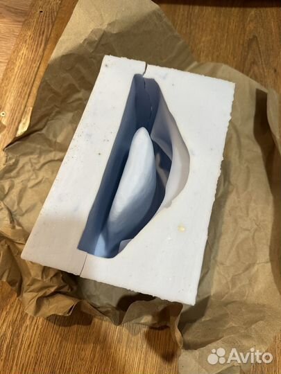 Молд силиконовый для гипса Губы и Глаз Давида