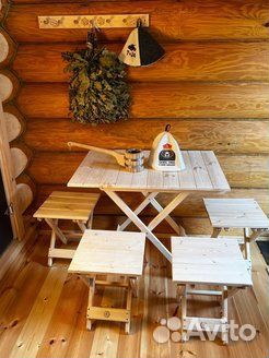 Комплект мебели для бани и дачи